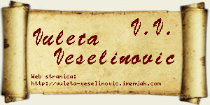 Vuleta Veselinović vizit kartica
